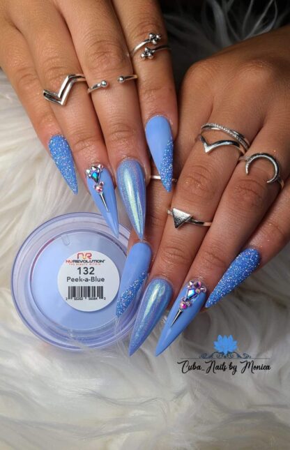 Trio 132 Peek-a-Blue Gel & Lacquer