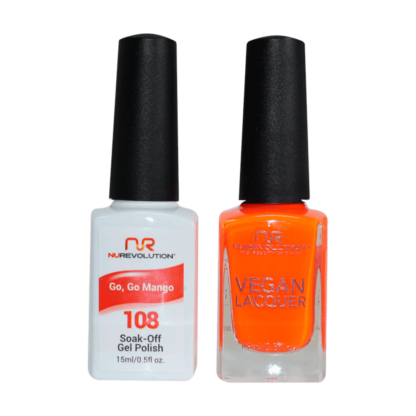 Trio 108 Go, Go Mango Gel & Lacquer