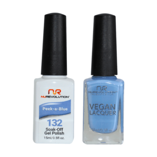 Trio 132 Peek-a-Blue Gel & Lacquer