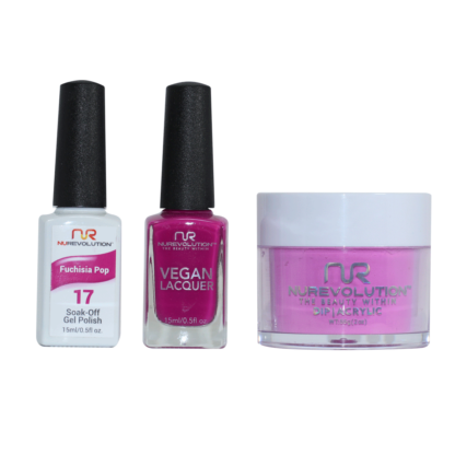 Trio 17 Fuchsia Pop