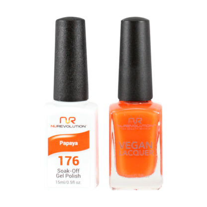 Trio 176 Papaya Gel & Lacquer